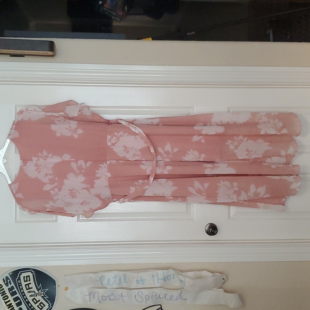 Lane Bryant Pink Asymmetrical Dress - Picture 4 of 11